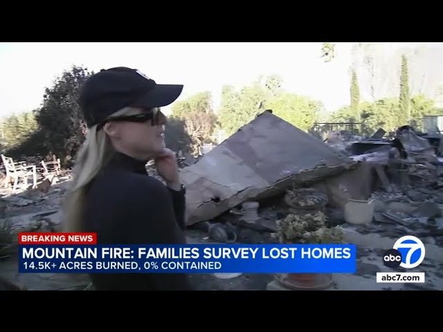 ⁣Camarillo woman's childhood home completely destroyed by Mountain Fire