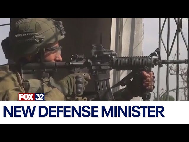 ⁣New Israeli defense minister takes office