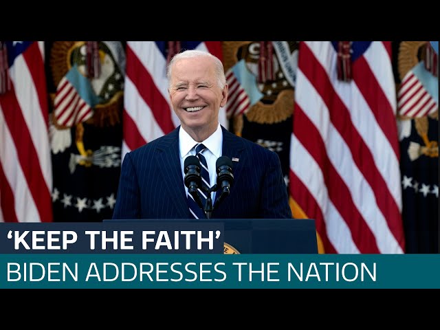 ⁣Joe Biden promises 'peaceful and orderly transition' in address to the nation | ITV News