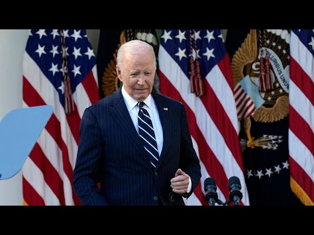 ⁣Joe Biden praises Kamala Harris and US democracy in White House address