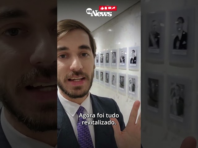 ⁣PLANALTO REINAUGURA GALERIA DOS EX PRESIDENTES, DESTRUÍDA NO 8 DE JANEIRO  #mynews #noticias