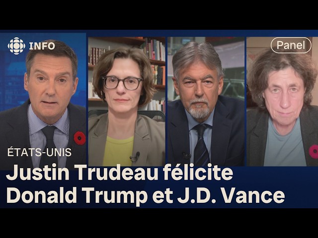 ⁣Panel américain :  un appel « chaleureux » entre Trudeau et Trump