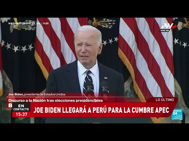 ⁣APEC Perú 2024: Joe Biden confirma su presencia en el foro económico