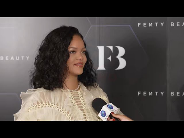 ⁣Rihanna returns home for official Fenty launch party