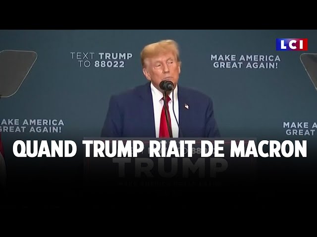 ⁣Quand Trump riait de Macron｜LCI