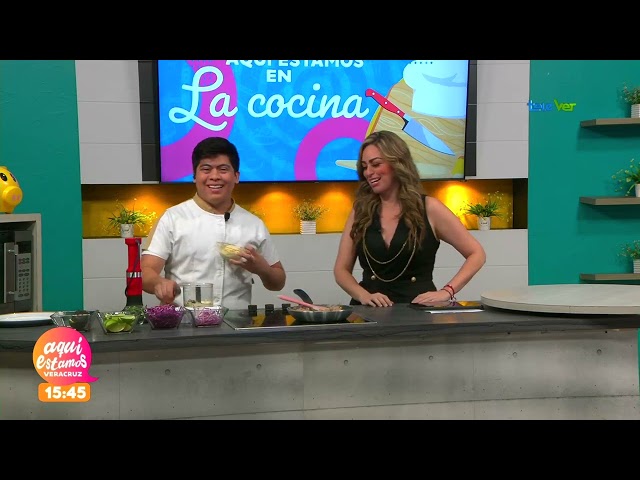 ⁣El chef Iván García nos preparó unos ricos tacos de carnita de atún.