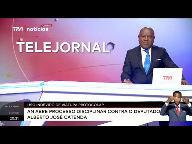 ⁣Uso indevido de viatura protocolar AN abre processo disciplinar contra o Deputado Alberto J. Catende