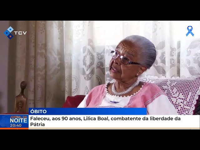 ⁣Faleceu, aos 90 anos, Lilica Boal, combatente da liberdade da Pátria