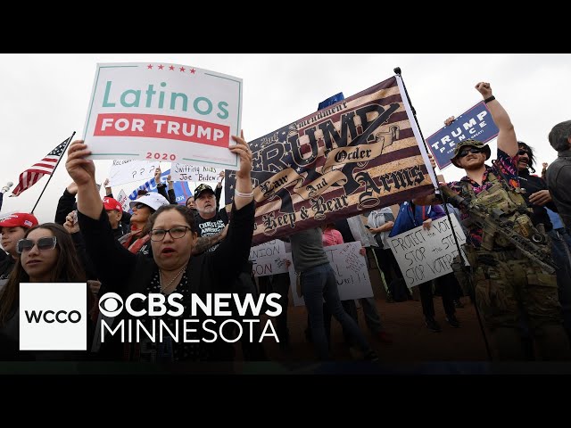 ⁣Latino men show up for Donald Trump at the polls