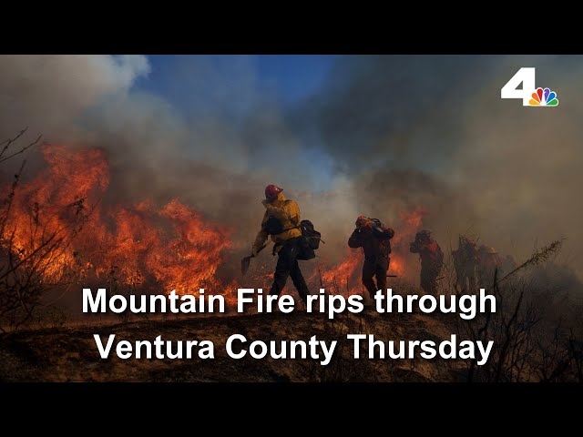 ⁣Mountain Fire causes more devastation in Ventura County