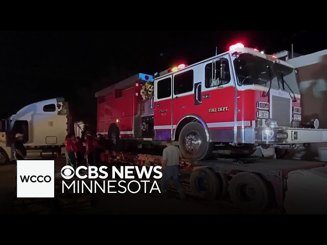 ⁣Kandiyohi Fire Department gives fire truck to town in Mexico