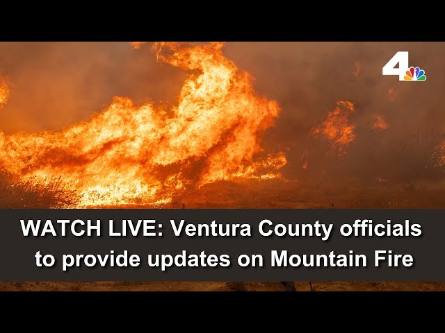 ⁣Mountain Fire: Ventura County officials to provide live updates