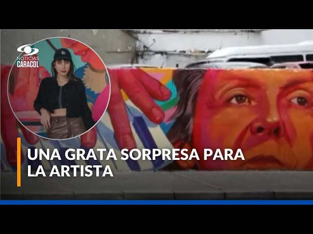 ⁣Así fue el encuentro entre artista que pintó mural para concierto de Paul McCartney y el músico