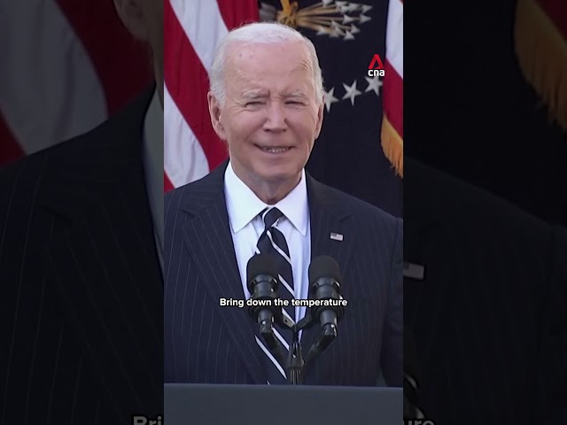 ⁣"Bring down the temperature": Biden tells US voters after Trump's election win