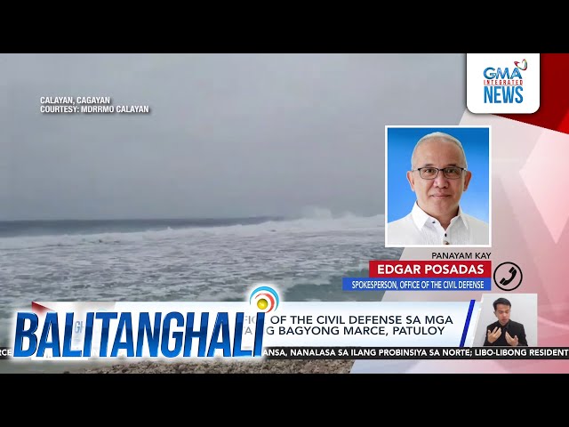 ⁣Panayam kay Spokesperson Edgar Posadas ng Office of the Civil Defense | Balitanghali