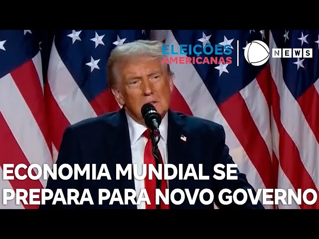 ⁣Economia mundial se prepara para novo governo de Donald Trump