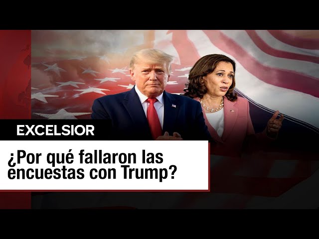 ⁣El fallo de las encuestas en las elecciones de EU: Trump arrasó con Harris