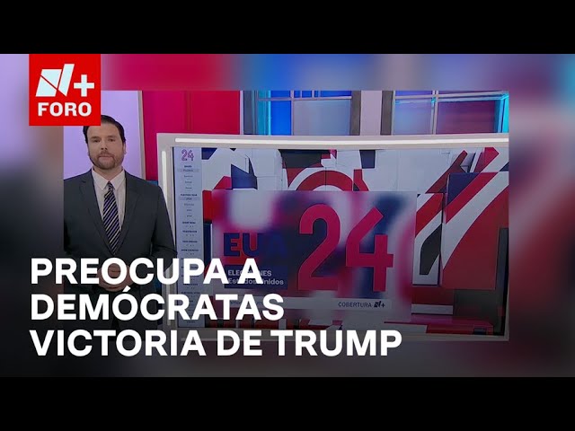 ⁣Esto es lo que más preocupa a los demócratas con victoria abrumadora de Trump - Hora21