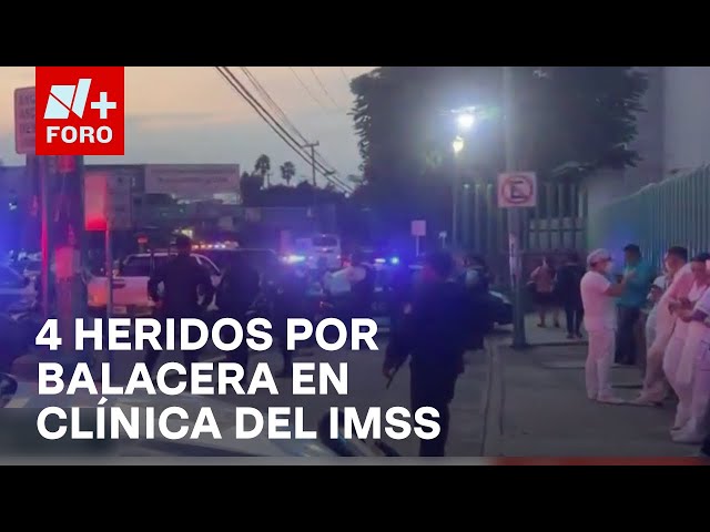 ⁣Fiscal Morelos da cuenta de la balacera que dejó 4 heridos en clínica del IMSS en Cuernavaca