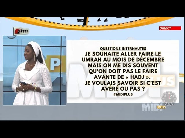 ⁣Questions 1: Je souhaite aller faire le UMRAH au mois de décembre mais on me dit souvent.......