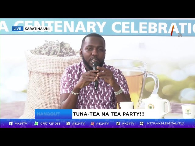 ⁣K24 TV LIVE| HAGOUT FRIDAY. #KenyanTea100 #CentenaryCelebration