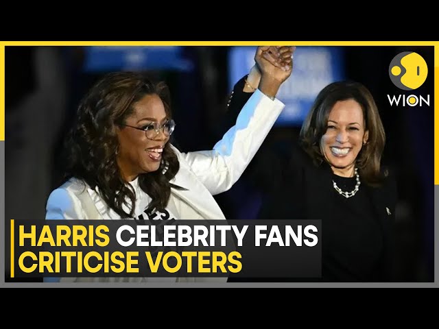 ⁣Kamala Harris' Celebrity Fans Criticise Voters | U.S Elections 2024 | World News