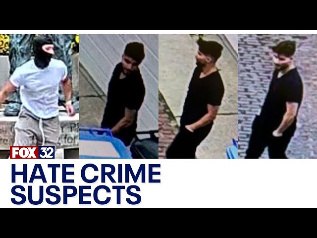 ⁣Chicago police release photos of hate crime suspects after Jewish DePaul students attacked