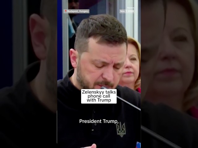 ⁣Zelenskyy talks phone call with Trump