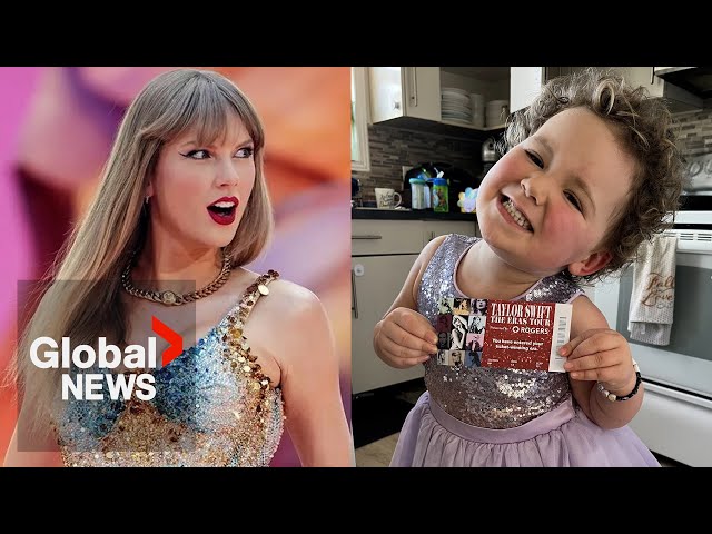 ⁣Quebec toddler who survived cancer gifted tickets to Taylor Swift’s Eras tour in Toronto