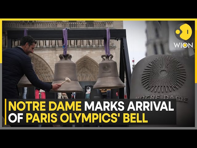 ⁣Paris: Reopening Of Notre Dame Marks Arrival Of Paris Olympics’ Iconic Trackside Bell | WION