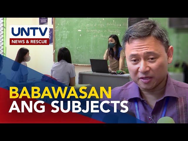 ⁣DepEd, babawasan ang subjects at gagawing simple ang SHS curriculum sa SY 2025-2026