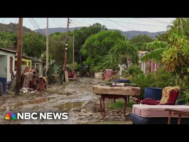 ⁣Recovery underway in Cuba after being hit by Hurricane Rafael