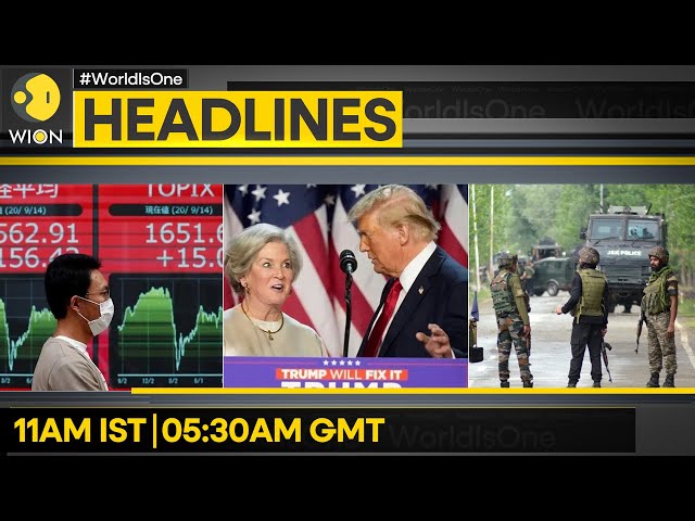 ⁣Trump Names White House Chief Of Staff | Jammu and Kashmir: Gunfight Resumes | WION Headlines