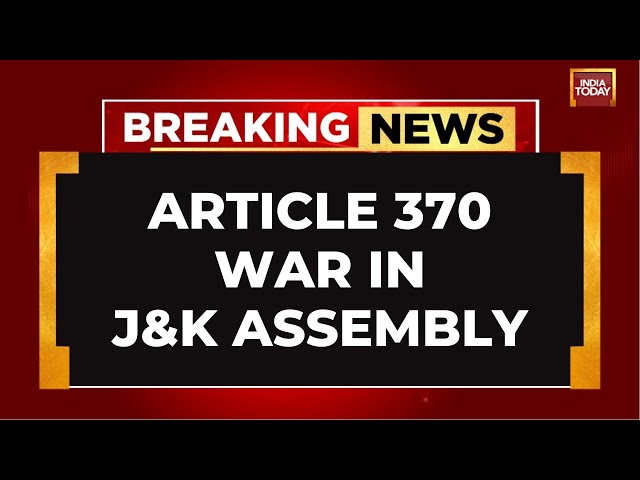 ⁣LIVE: Brawl Inside Jammu And Kashmir Assembly, BJP MLAs Storm Well Of Assembly | J&K News