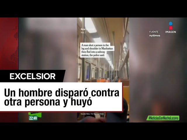 ⁣Un tiroteo cerca del Metro de Nueva York causó alarma entre los pasajeros