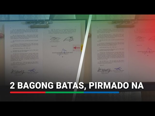 ⁣Maritime Zones Act at Philippine Archipelagic Sea Lanes Act, pinirmahan na ni Marcos Jr.