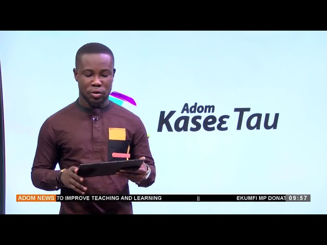 ⁣Kasee Tau at 9:55 on Adom TV (08-11-24)