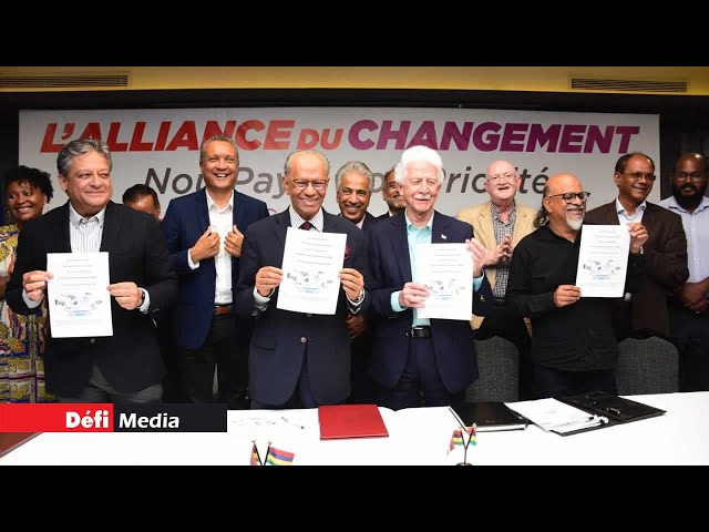 ⁣Conférence de presse de l'Alliance du Changement