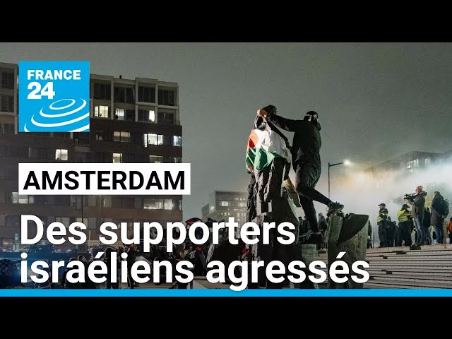 ⁣Des supporters israéliens agressés à Amsterdam, Netanyahu envoie deux avions de secours