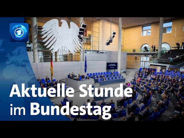 ⁣Bundestag debattiert über Ampel-Aus und Mauerfall