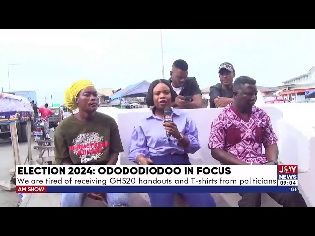 ⁣Election 2024: Odododiodoo in Focus: Gauging the mood of constituents ahead of December 7 polls