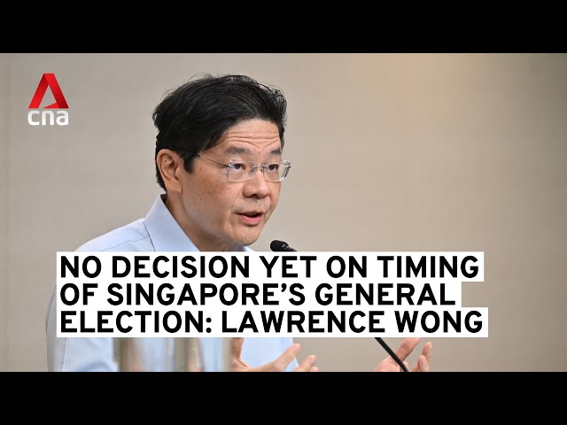 ⁣"I have not decided": Lawrence Wong on when Singapore's General Election will be held