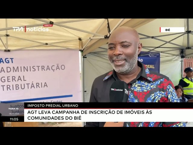 ⁣Imposto predial urbano - AGT leva campanha de inscrição de imóveis às comunidades do Bié