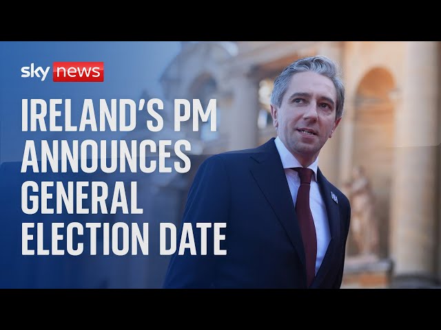 ⁣The general election campaign in Ireland formally gets underway