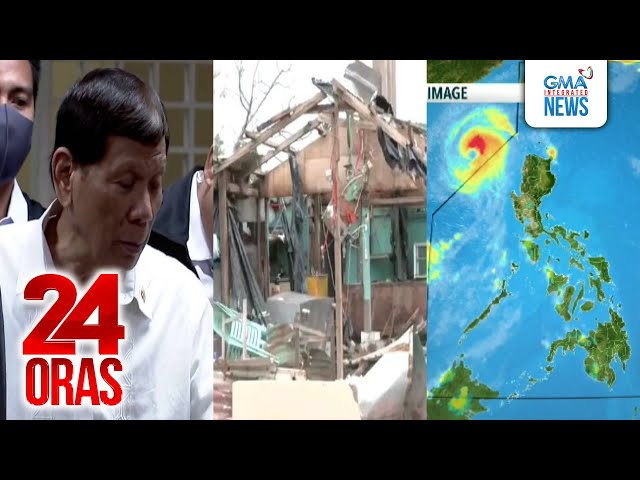 ⁣24 Oras: (Part 2) Bagyong Marce, nakalabas na ng PAR pero bagong LPA naman ang papasok;..., atbp.