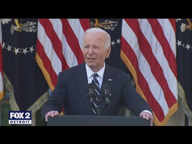 ⁣President Biden reacts to Trump's win & discussing the vote