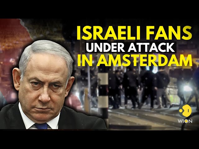 ⁣Amsterdam LIVE: Israeli Football Fans Attacked In Amsterdam Street | Israeli Attacked in Netherlands