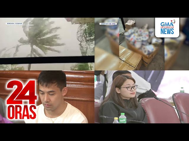 ⁣24 Oras: (Part 1) Hagupit ng Bagyong Marce sa Cagayan; Pinekeng gatas para sa senior at..., atbp.