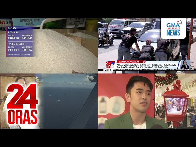 ⁣24 Oras: (Part 3) Paubos na quick response fund dahil sa sunod sunod na bagyo; Hanggang..., atbp.