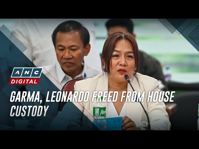 ⁣Garma, Leonardo freed from House custody